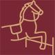 Icon horse jumping